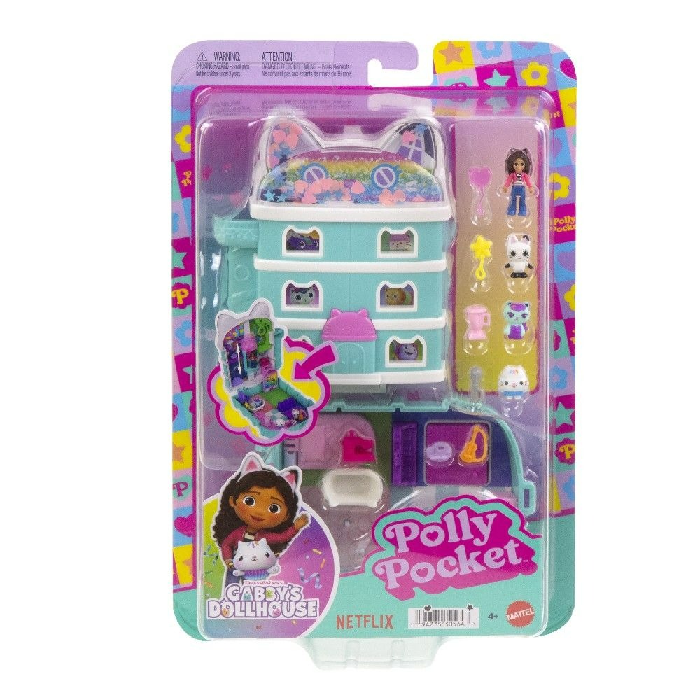 Conjunto De Brinquedo Polly Pocket Estrojo Gabby's Dollhouse Mattel Casinha Seg Imports