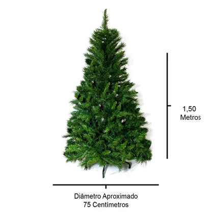 Árvore de Natal Príncipe 150cm 393 Galhos Merita PP150-393T – SEG Imports