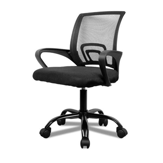 Cadeira Office Zinnia Hera L Preto – Encosto em Mesh, Assento com Espuma 7cm, Ajuste de Altura 100mm, Base e Rodízios em Nylon, Mecanismo Task – Seg Imports