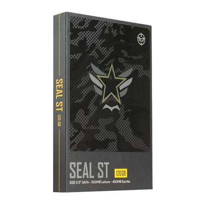 SSD TGT Seal ST 120GB SATA III 6Gb/s – Leitura 500MB/s, Gravação 450MB/s, Formato 2.5", Alta Performance e Instalação Fácil – Seg Imports