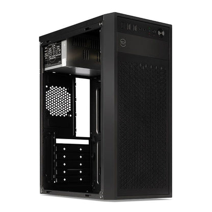 Gabinete TGT H200 Preto com Fonte 200W – Compacto, Resistente e Suporte para Placas M-ITX, M-ATX e ATX – Seg Imports